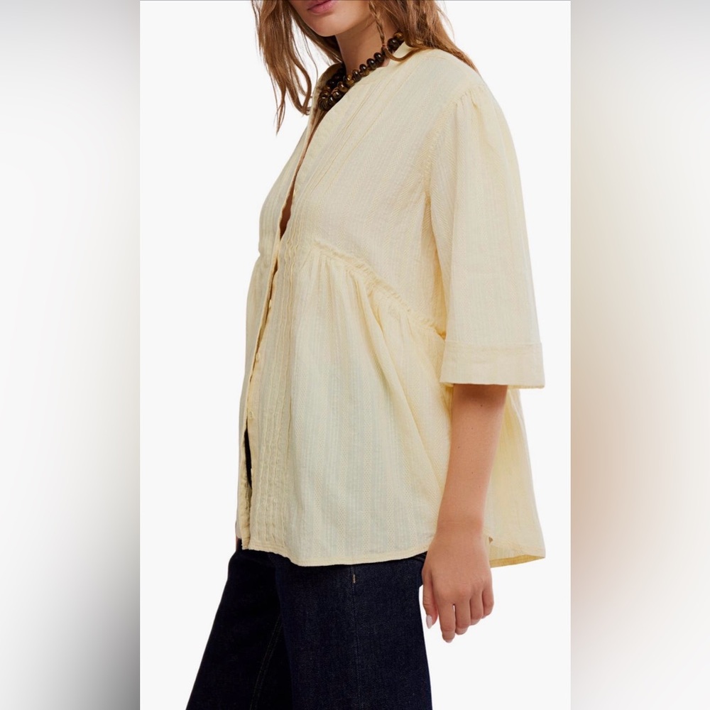 Willow Button Down in Perfect Flan - image 3